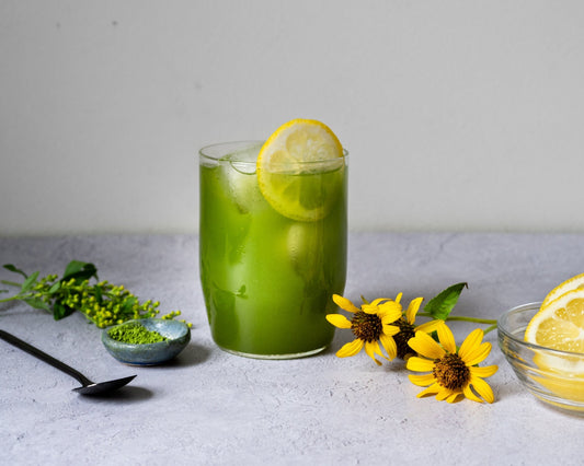 Matcha Lemonade Spritz