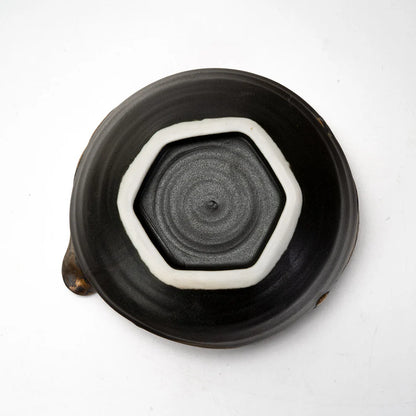 Katakuchi Matcha Bowl Black/Gold